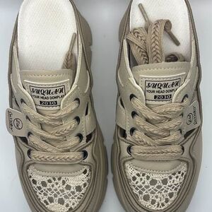 Suquan Platform Mule Sneakers - Size 36 (S33)